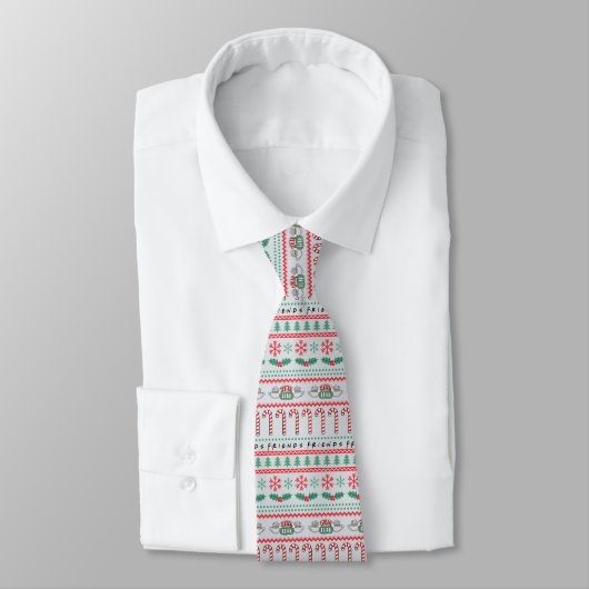 Cravate AMIS™ | Doux moche Motif de Noël (Attaché)