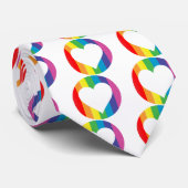 Cravate amour arc en ciel (Roulé)