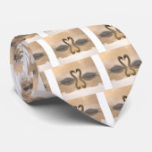 Cravate Amour de cygne (Roulé)