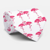 Cravate Amour de Flamant rose (Roulé)