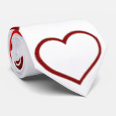 Cravate Amour du coeur_ (Roulé)