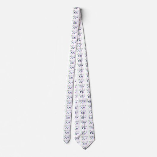 Cravate Amour Et Joie Colorée (Dos)