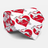 Cravate Amour Merlequin Great Dane UC (Roulé)