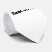 Cravate Amour personnalisé d'I… Saint-Valentin nommée (Roulé)