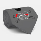 Cravate amour pirate (Roulé)