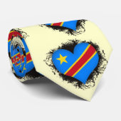 Cravate Amour République démocratique du Congo du cru I (Roulé)