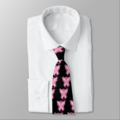 Cravate Amour rose de ruban (Attaché)