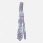 Cravate Amoureux de la nature Lavender et Feuilles de l'âg (Devant)