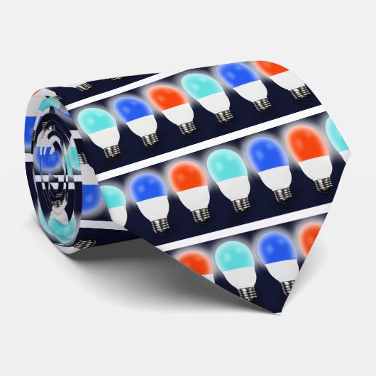 Cravate Ampoules (Roulé)