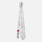 Cravate Amusant Amoureux des chiens de Noël Eskimo américa (Dos)