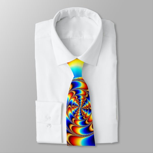 Cravate Amusant couleur - Fractal (Attaché)