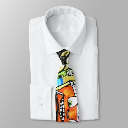 Cravate Amusement de graffiti (Attaché)