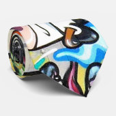 Cravate Amusement de graffiti (Roulé)