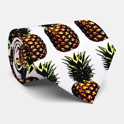 Cravate Ananas (Roulé)