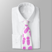 Cravate Ananas rose de personnaliser (Attaché)