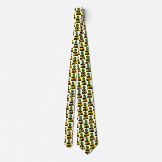 Cravate Ananas soleil : Vibes d'été avec lunettes de solei (Dos)
