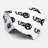 Cravate Anarchiste américain (Roulé)