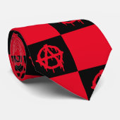 Cravate Anarchiste Punk Tie (Roulé)
