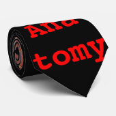 Cravate Anatomie de coeur d'oeil de lien d'anatomie (Roulé)