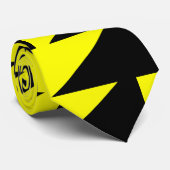 Cravate Ancap, drapeau politique de la Colombie (Roulé)