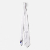 Cravate ancien assistant blanc merlin (Dos)