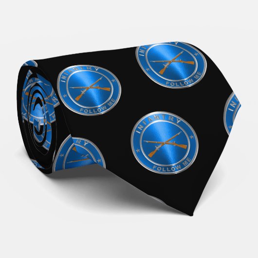 Cravate Ancien combattant de l'infanterie (Roulé)