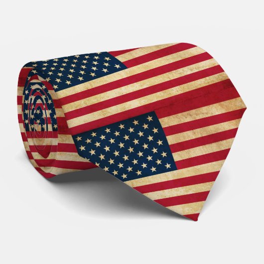 Cravate Ancien drapeau américain (Roulé)