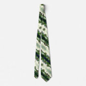 Cravate Ancien Japonais Samurai Satin Motif (Dos)