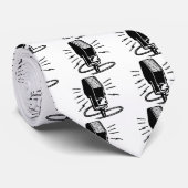 Cravate Ancien microphone (Roulé)
