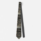 Cravate Ancien Motif mésopotamien sumérien (Devant)