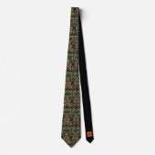 Cravate Ancien Motif tribal Monogrammé (Devant)
