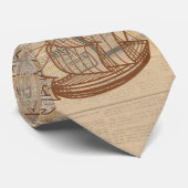 Cravate ancienne carte (Roulé)