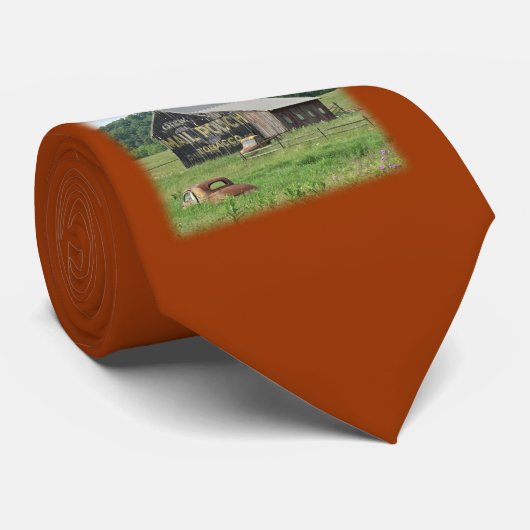 Cravate Ancienne grange Pochette de courrier Tabac publici (Roulé)