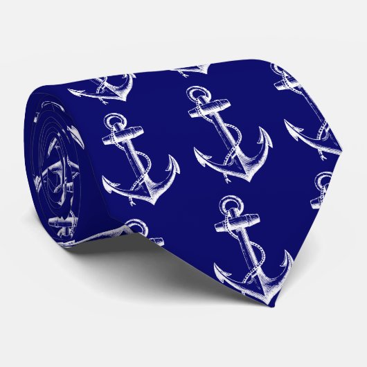 Cravate Ancre (Roulé)