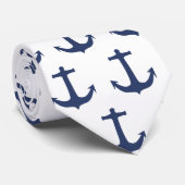 Cravate Ancre des ondes côtières nautiques (Roulé)