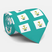 Cravate Ancre d'espoir d'Île de Rhode (Roulé)