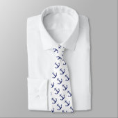 Cravate Ancre marine Bleu (Attaché)