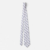 Cravate Ancre marine Bleu (Dos)