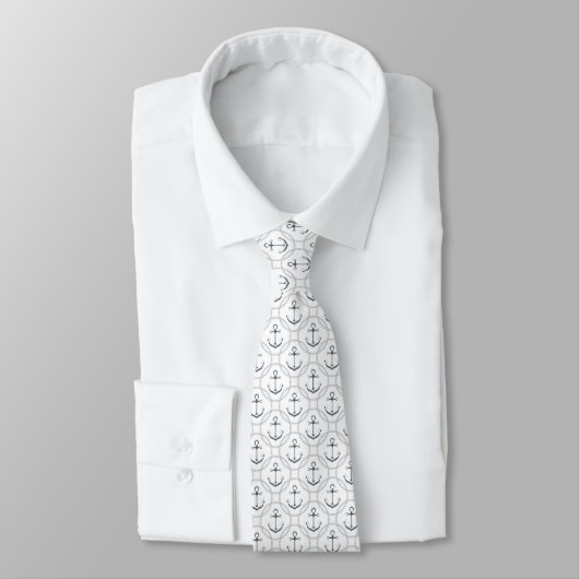 Cravate Ancre maritime pour hommes (Attaché)