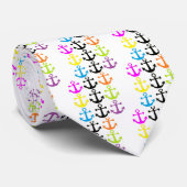 Cravate Ancres lumineuses (Roulé)