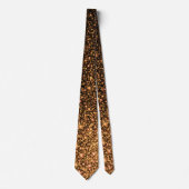 Cravate Andromeda Black Hole Gold Sparkle Concept de l'art (Devant)