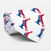 Cravate Âne de Démocrate (Roulé)