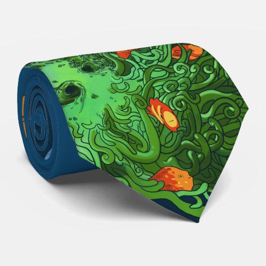 Cravate Anémone d'Eldrich (Roulé)