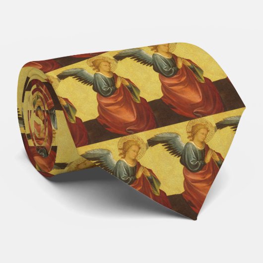 Cravate Ange de la Renaissance par Maître du Bambino Vispo (Roulé)
