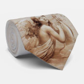 CRAVATE ANGE JOUER LYRA SUR LES NUAGES (Roulé)