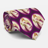 Cravate Angel de Pâques vintage Texté (Roulé)