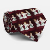 Cravate Anges de musique (Roulé)