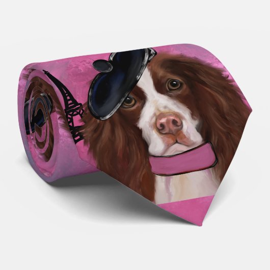 Cravate Anglais Springer Spaniel (Roulé)