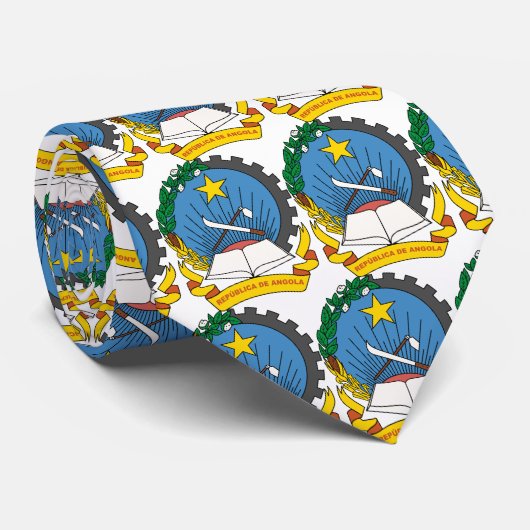 Cravate angola emblem (Roulé)