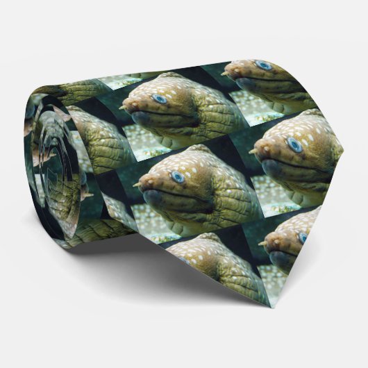 Cravate Anguille de Moray repérée (Roulé)